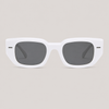 White with Gray Lenses