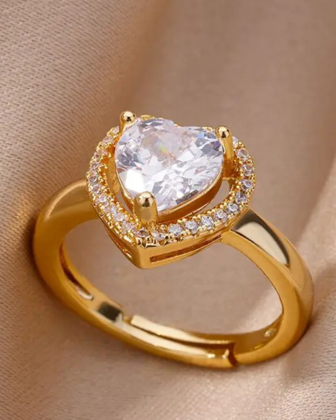 Stone Ring | 18K Gold