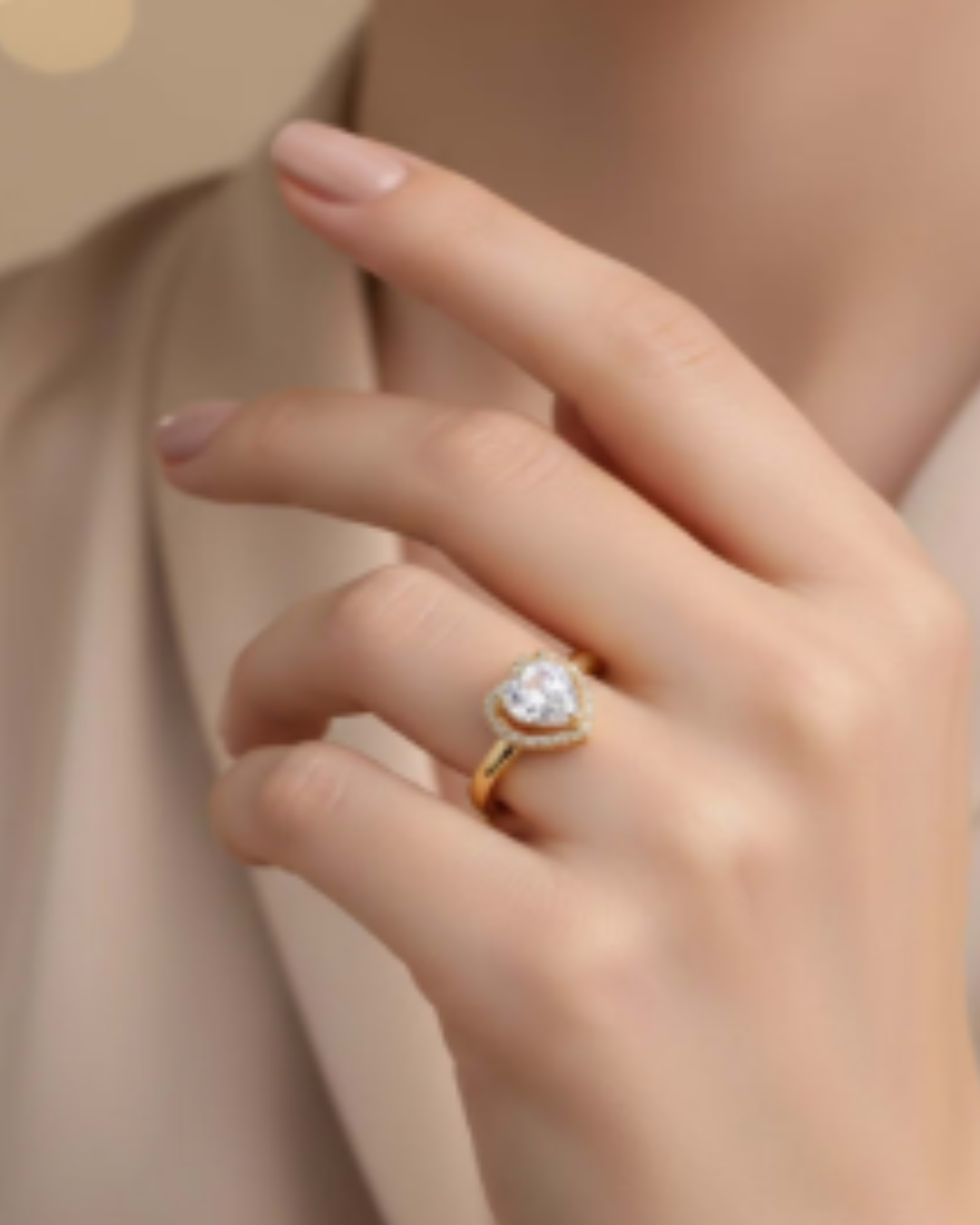 Stone Ring | 18K Gold