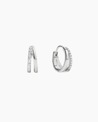 Golden Charm Hoops