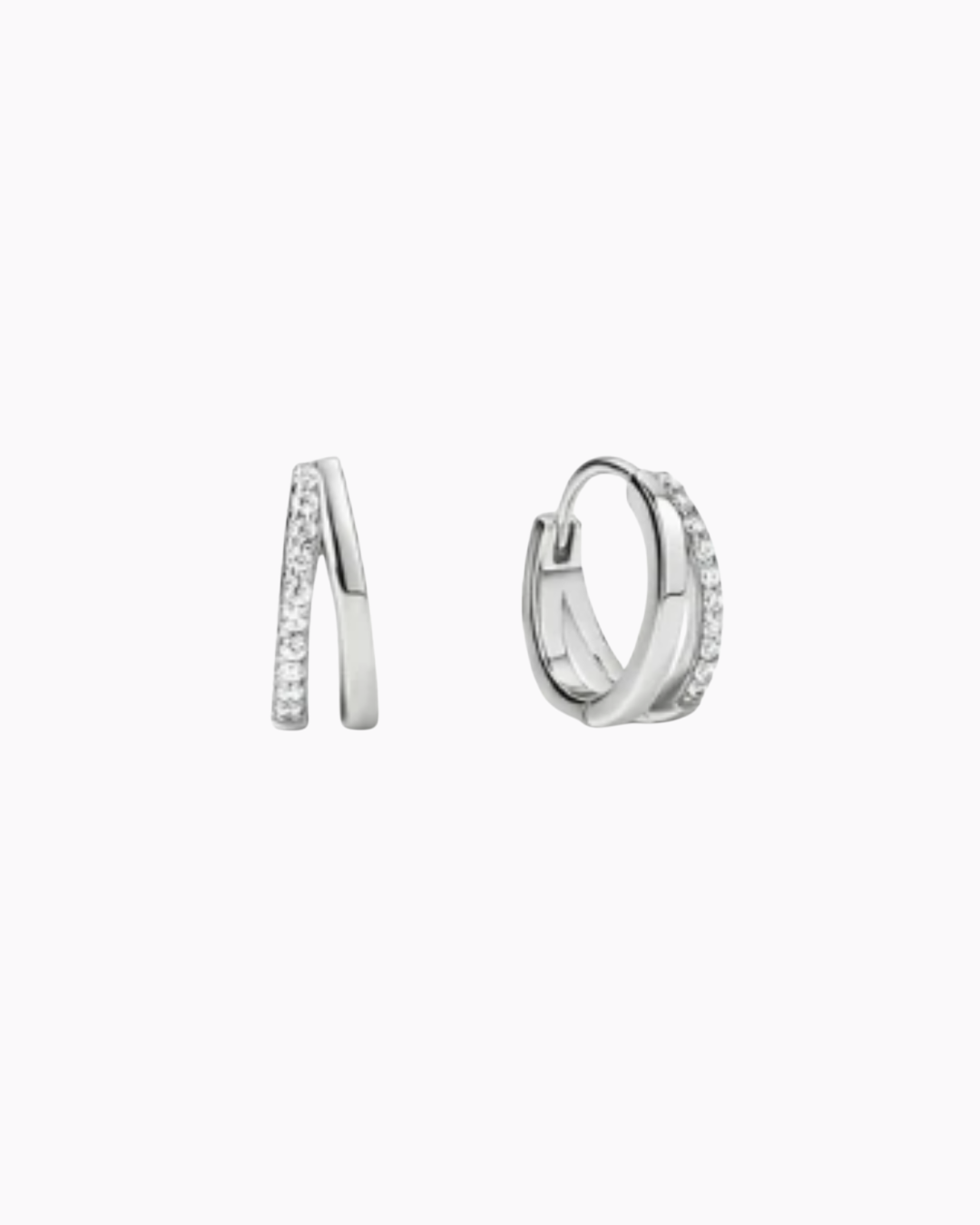 Golden Charm Hoops