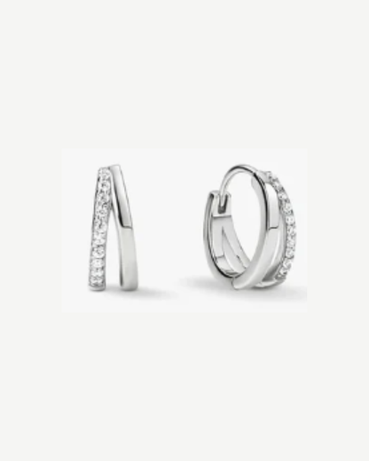 Golden Charm Hoops