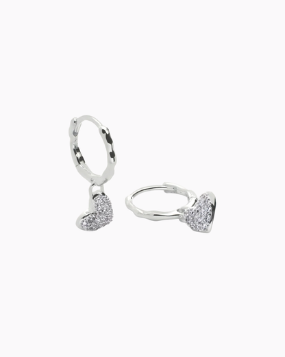Amora Heart Stud Earrings