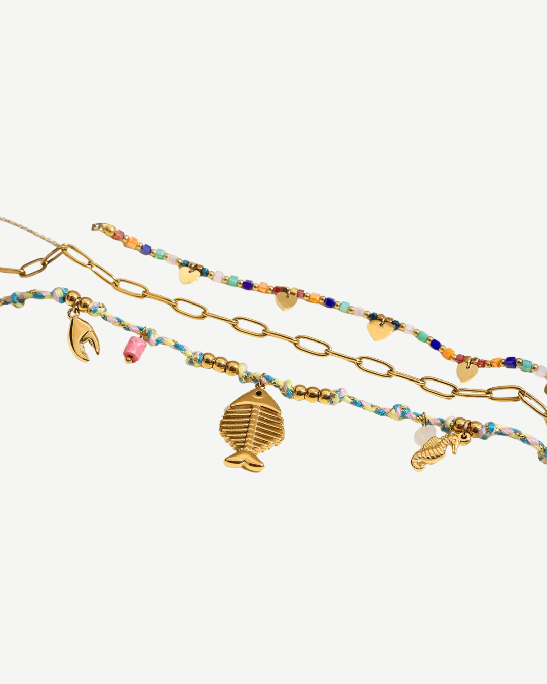 Uworld Ocean Vacation Style 18K Gold Color TROCAR NOME