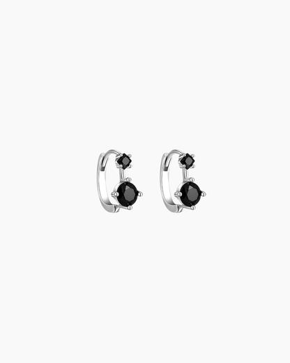 Noir Hoops