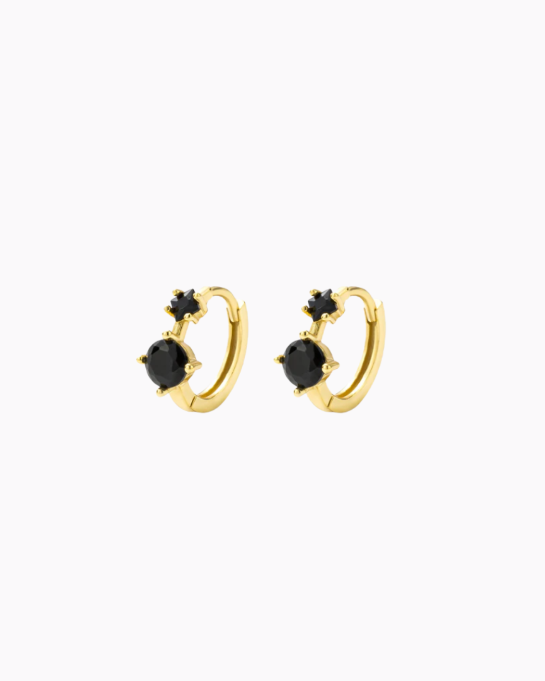 Noir Hoops