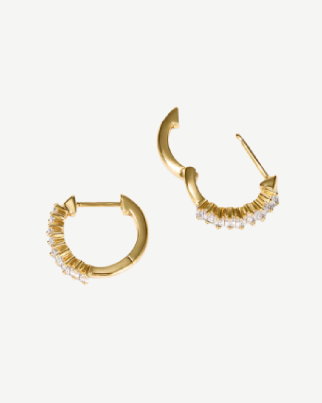 Luna Charm Hoops