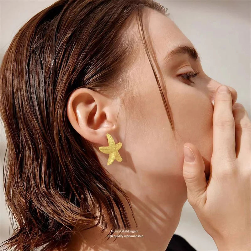 Fashion Exaggeration Summer New Golden