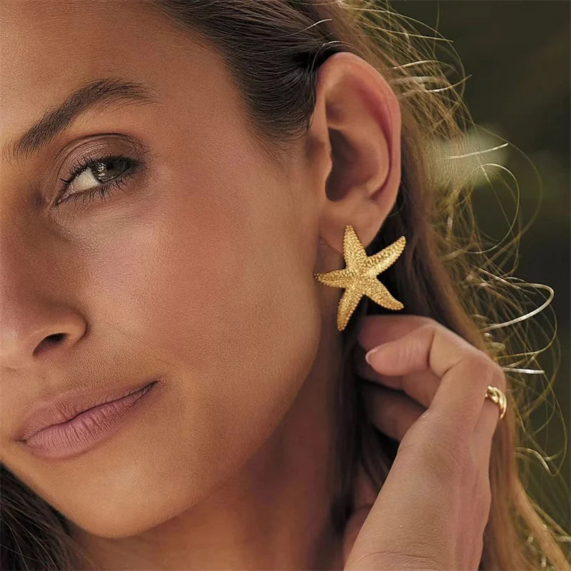 Fashion Exaggeration Summer New Golden