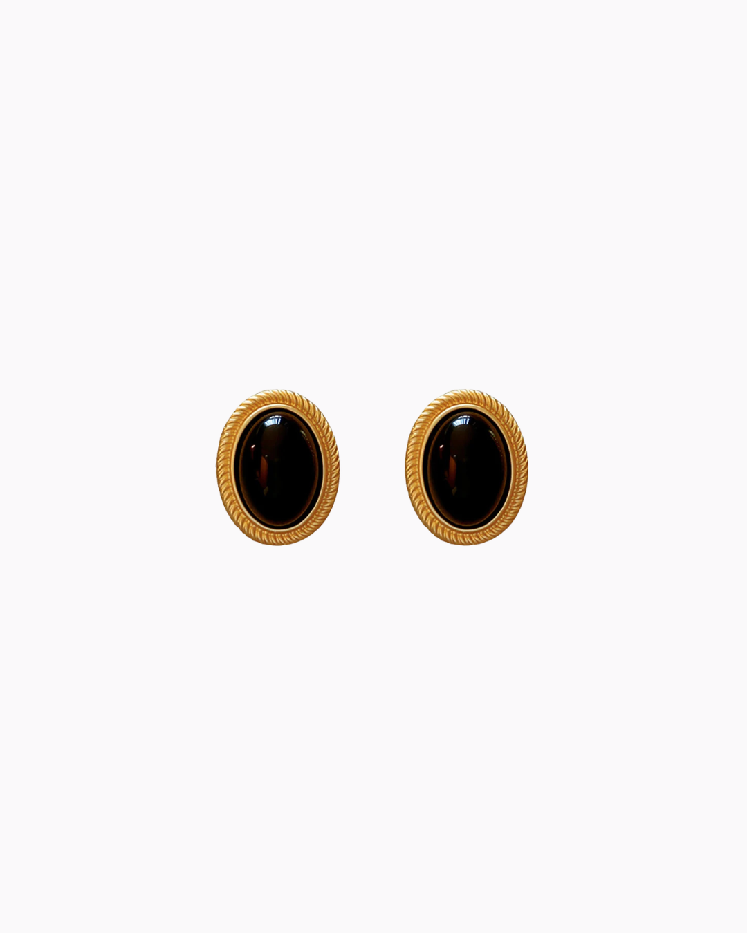 Onyx Muse Studs