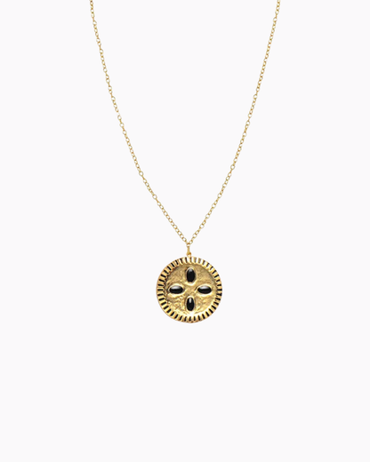 Noir Coin Necklace