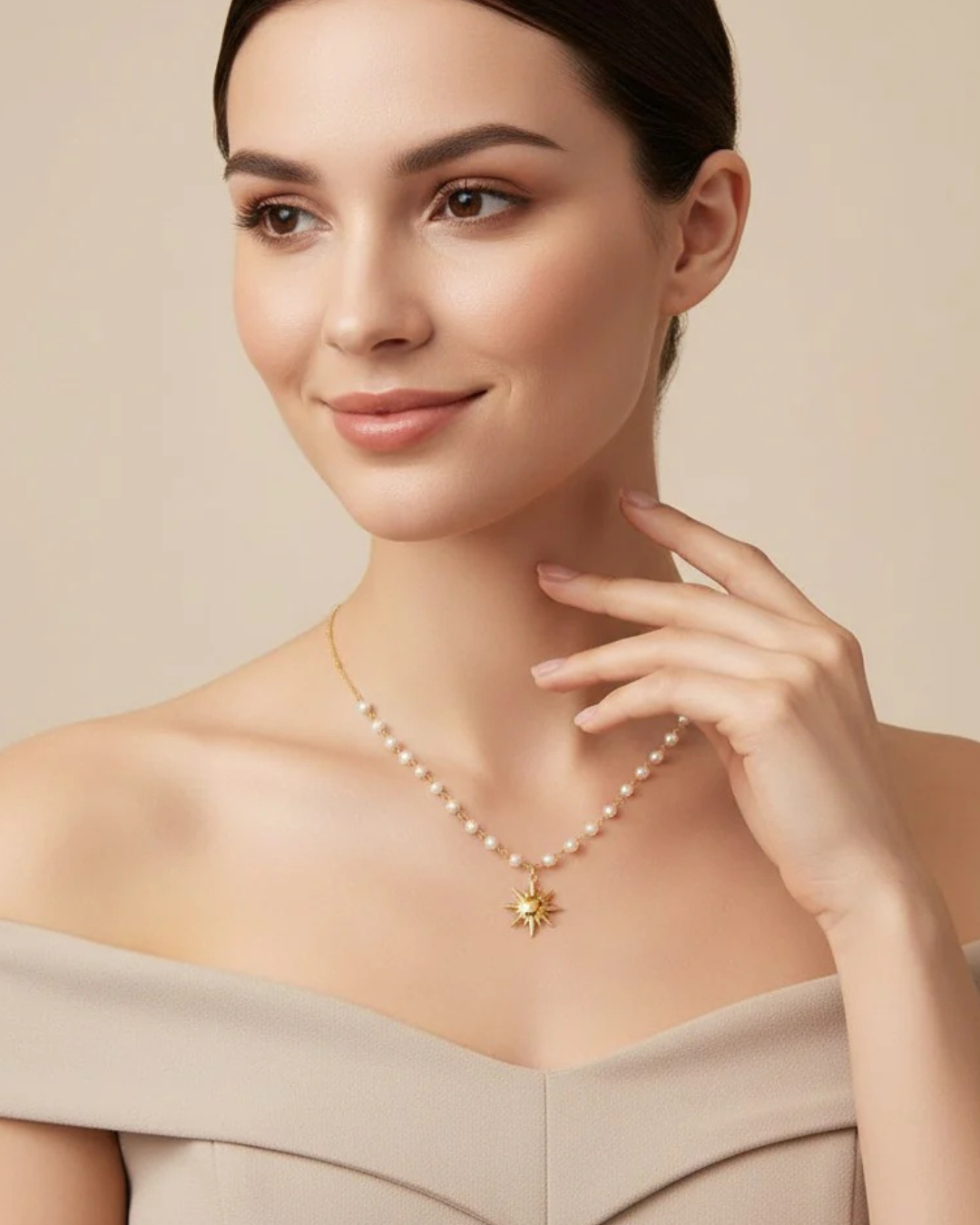Solara Pearl Necklace